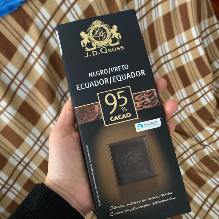 photo of J. D. Gross Chocolate Ecuador 95% shared by @nedene on  07 Feb 2021 - review