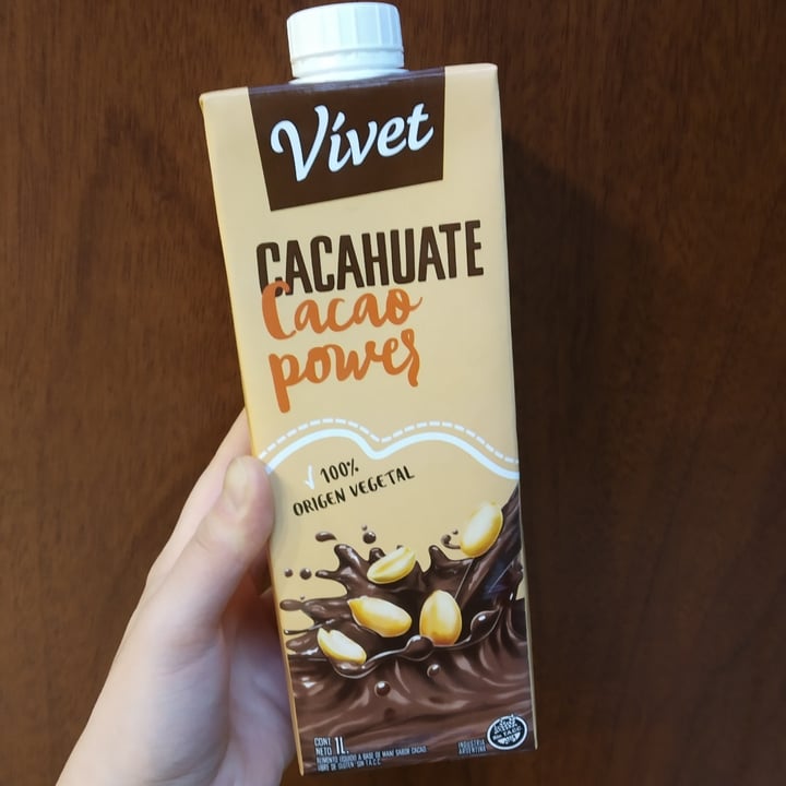 photo of Vívet Leche de Cacahuate sabor Cacao Power shared by @easyvgan on  24 Sep 2021 - review