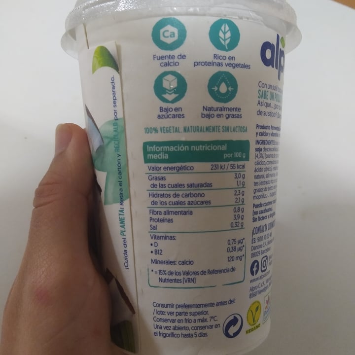 photo of Alpro Natural Con Coco Yogurt shared by @livelikevegansss on  14 Sep 2020 - review