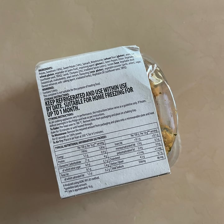review photo of Chefs Promise Corn And Chickpea Bites shared by @hungryheli on 15 Jan 2022 - review