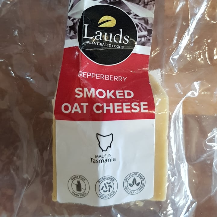 photo of Lauds Pepperberry Smoked Oat Cheese shared by @cruzilla on  01 Apr 2021 - review
