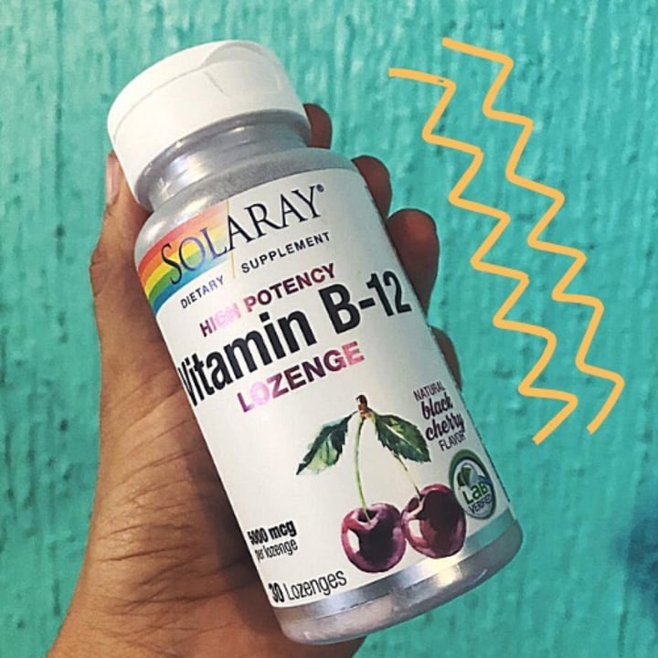 photo of Solaray Vitamin B-12 shared by @sinaimorelos on  04 Sep 2020 - review