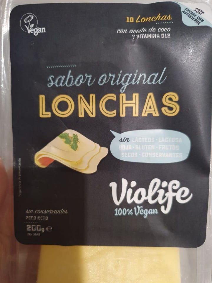 photo of Violife Lonchas Sabor Original shared by @olatzhp on  13 Feb 2020 - review
