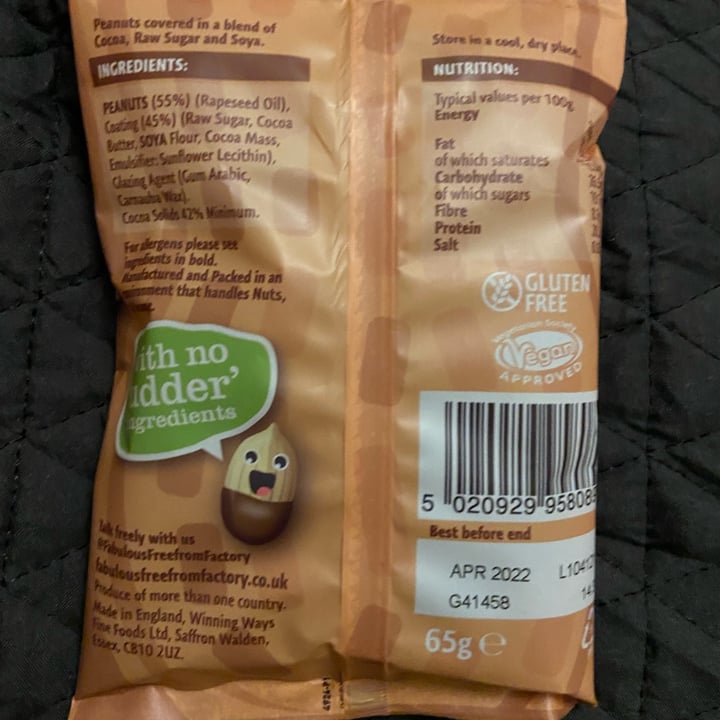 review photo of Fabulous Freefrom Factory Chocovered peanuts shared by @prisca on 30 Nov 2021 - review