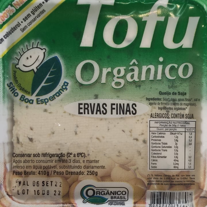 photo of Sitio boa esperança Tofu Orgânico Ervas Finas shared by @pssthler on  13 Sep 2022 - review