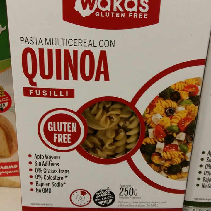 photo of Wakas Pasta Multicereal con Quinoa shared by @veggierulesce on  07 Jun 2021 - review