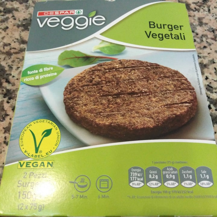 photo of Despar Burger Vegetali shared by @clairepistacio on  25 Jun 2020 - review