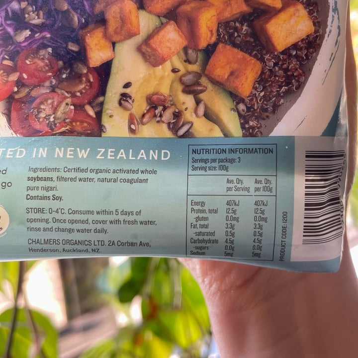 photo of Tonzu Organic firm tofu shared by @carlaoliveira on  05 Feb 2022 - review