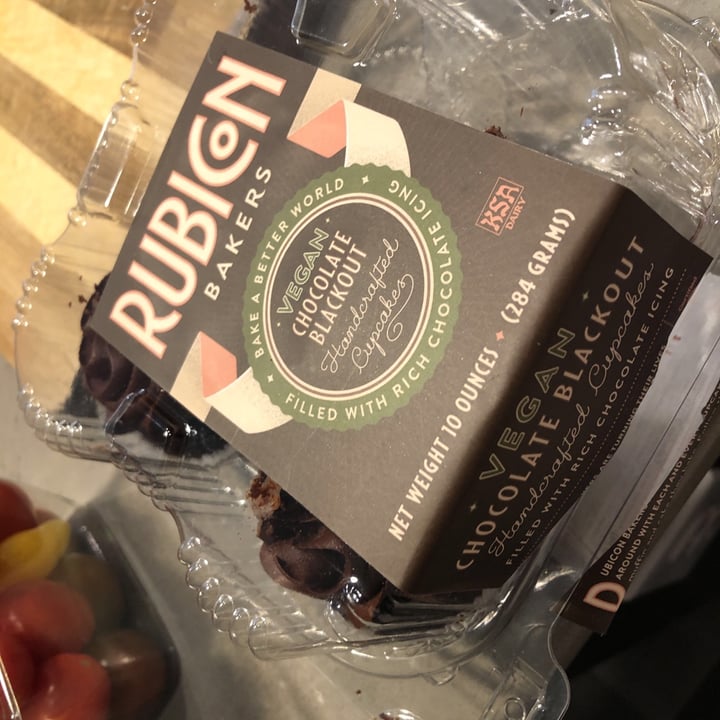 review photo of Rubicon Bakers Vegan chocolate blackout cupcakes shared by @vegemady on 10 Feb 2021 - review