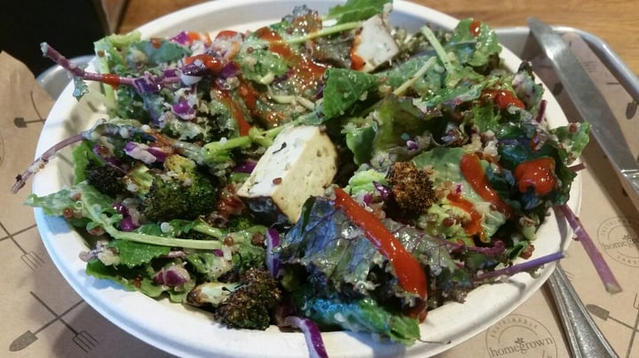 review photo of Homegrown Spicy Braised Tofu Bowl shared by @kristnsanse on 12 Oct 2018 - review