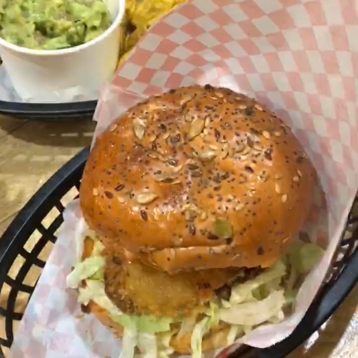 photo of Mooshies London Vegan Burger Bar Magic Mushroom Burger shared by @jessiemaefaulkner on  25 Dec 2019 - review