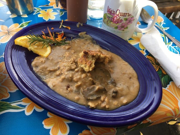 photo of Ikes Quarter Cafe Biscuits and Gravy shared by @pattithehuman on  06 Nov 2018 - review