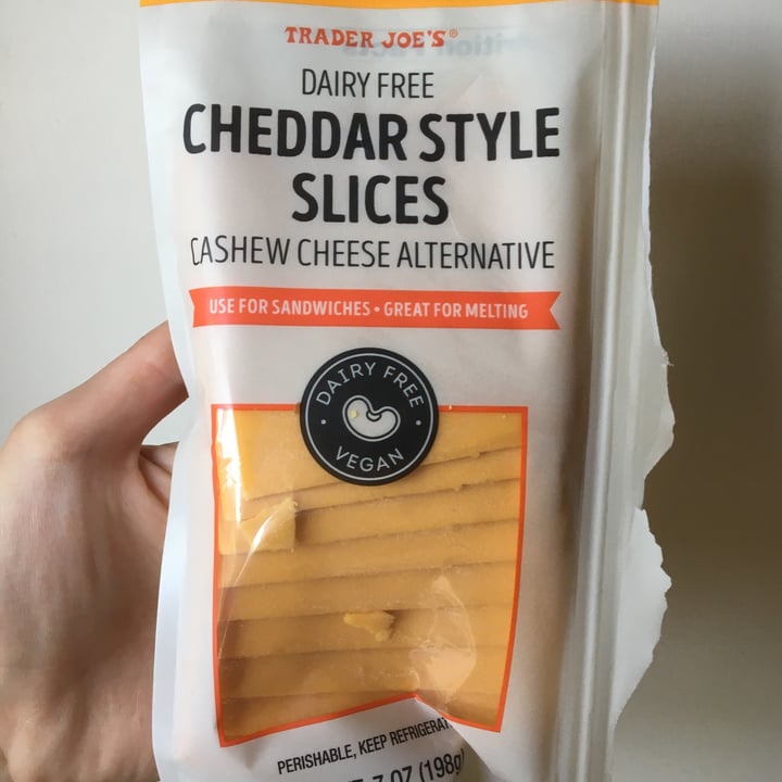 review photo of Trader Joe's Cheddar Style Slices shared by @sharewhatyagot on 10 Sep 2020 - review