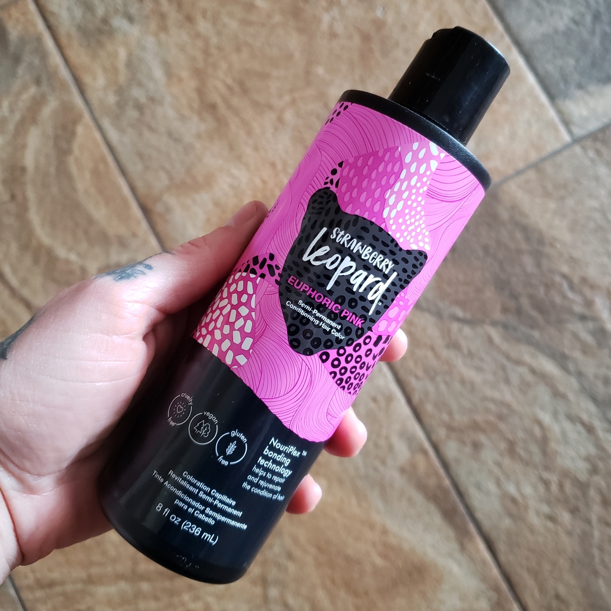 Strawberry Leopard Euphoric Pink Semi Permanent Hair Color Reviews