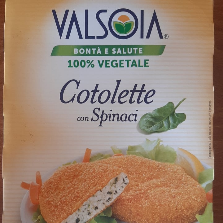 photo of Valsoia Cotolette con spinaci shared by @revegiew on  15 Sep 2022 - review