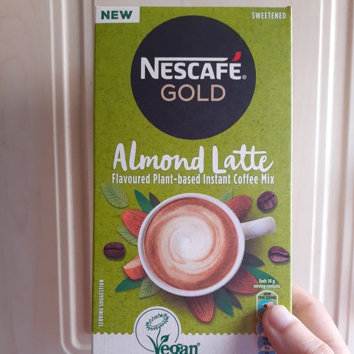photo of Nescafé Almond latte shared by @plantbasedpisces on  22 Dec 2021 - review