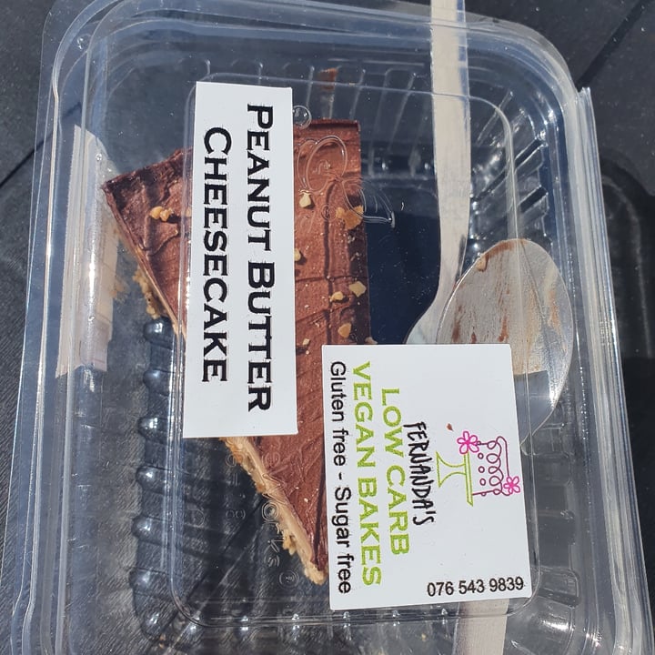 review photo of The Fussy Vegan Peanut Butter cheesecake shared by @marcellekeet on 30 Jul 2021 - review