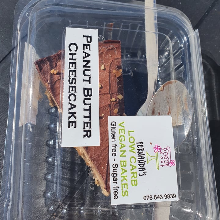 photo of The Fussy Vegan Peanut Butter cheesecake shared by @marcellekeet on  30 Jul 2021 - review