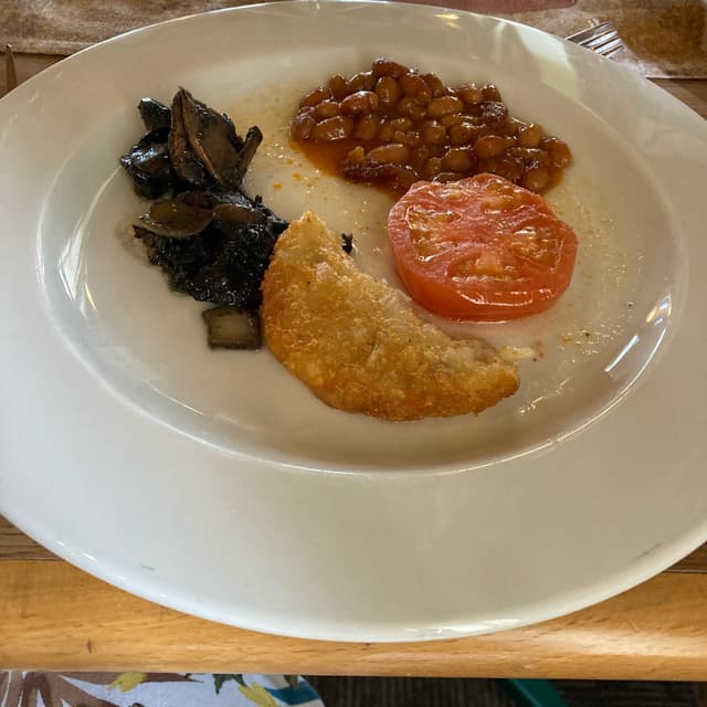 Photo of the dish “Baked beans and hash brown breakfast”