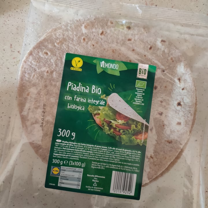 review photo of Vemondo Piadina Bio shared by @ele0n0ra on 28 Apr 2022 - review