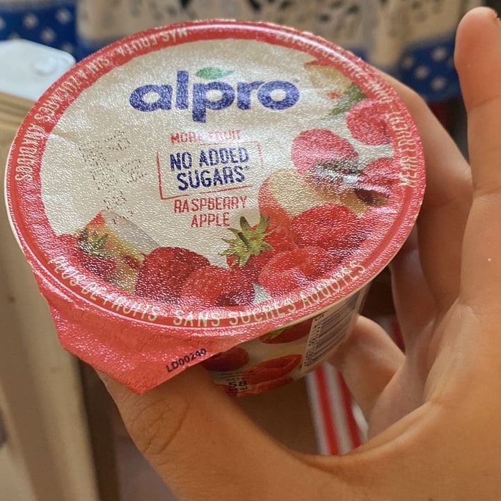 photo of Alpro Alpro Yogurt Raspberry And Apple shared by @charlieveg on  26 Mar 2022 - review