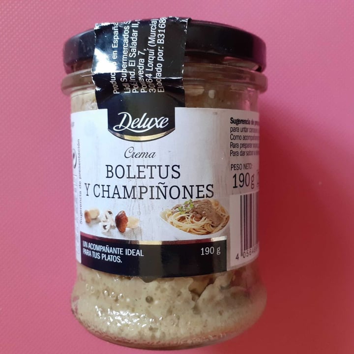 photo of Deluxe Crema de boletus y champiñones shared by @txibii on  09 Apr 2020 - review