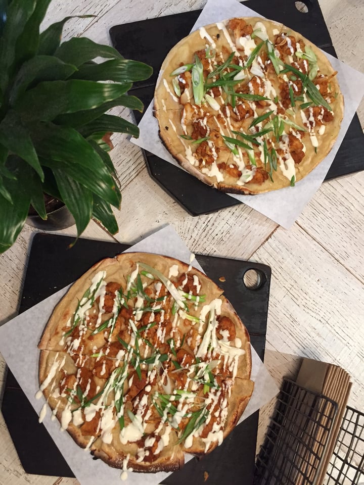 review photo of Virtuous Pie Stranger wings shared by @mayaswift on 07 Apr 2018 - review