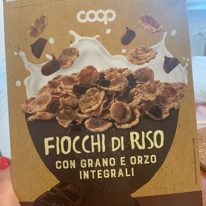 photo of Coop Fiocchi di riso con grano e orzo integrali E Con Cioccolato Fondente shared by @ilaveg on  04 May 2022 - review