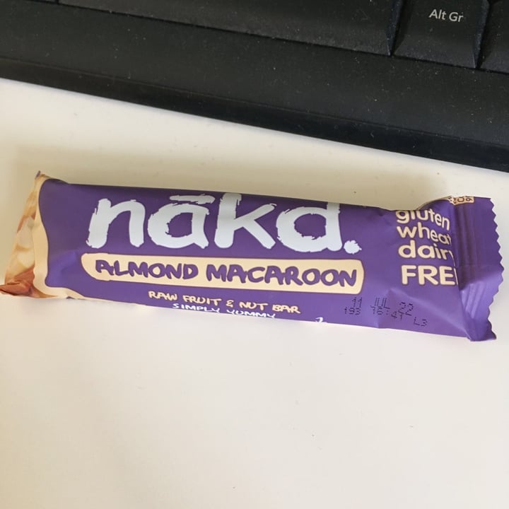 photo of Nākd. Almond Macaroon shared by @londonveganista on  06 Sep 2021 - review