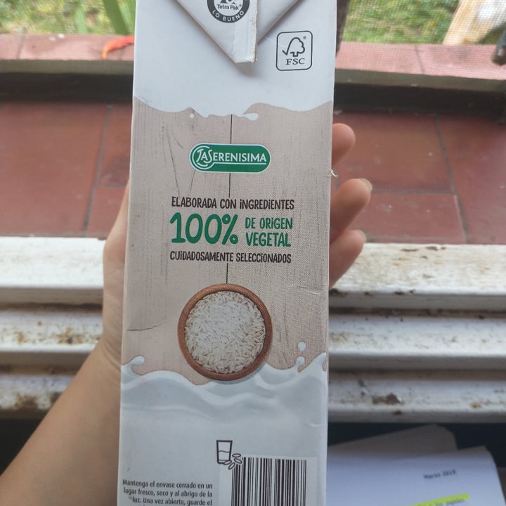 review photo of La Serenísima Leche de Arroz Vegetal shared by @camilasm on 25 Nov 2020 - review