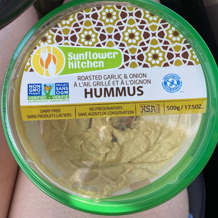 photo of Sunflower kitchen Hummus Roasted Garlic & Onion shared by @ecoveg on  19 Jun 2021 - review