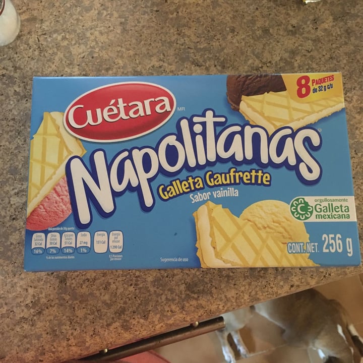 photo of Cuétara Napolitanas sabor vainilla shared by @ximenamachete on  08 Sep 2020 - review