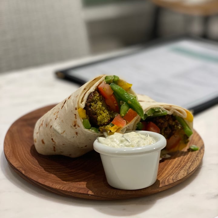photo of Pano Kato Grill, Pizza & Deli Falafel wrap shared by @cocothekoala on  17 Aug 2020 - review
