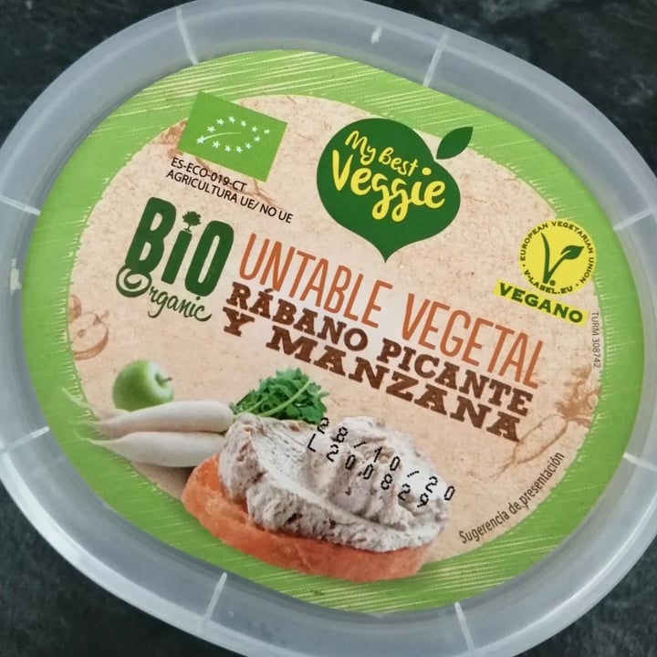 photo of My Best Veggie Untable Vegetal Rábano Picante Y Manzana shared by @danielgl on  06 Oct 2020 - review