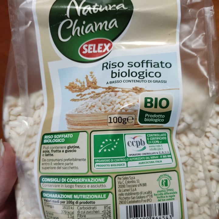 review photo of Natura chiama selex Riso soffiato biologico shared by @chiafili on 06 May 2022 - review