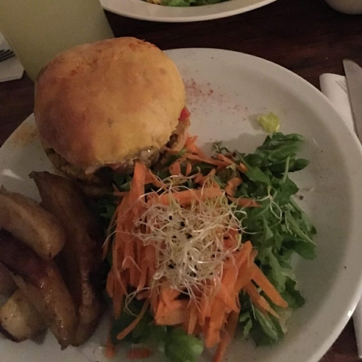photo of Artemisia Vegan Burger (Cornbread- Avocado- Tomato- Yamani Rice) shared by @martinatokar on  24 Nov 2020 - review