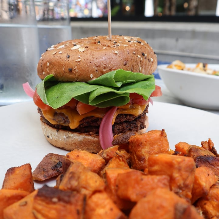 photo of True Food Kitchen Vegan Double Cheeseburger shared by @lizmaselli on  29 May 2022 - review