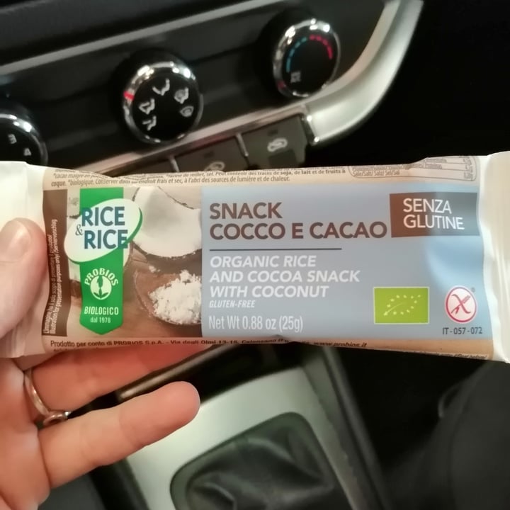 photo of La Via Del Grano  Snack cocco e cacao shared by @fedevegana on  10 Jun 2021 - review