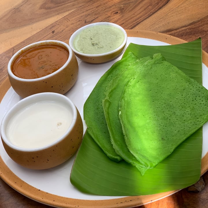 photo of Go Native Lavelle Road Spinach Neer Dosa shared by @veganosaurus on  11 Jul 2022 - review