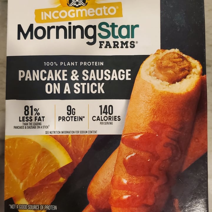 photo of MorningStar Farms Incogmeato Pancake & Sausage On A Stick shared by @beverleyfumex on  09 Nov 2022 - review