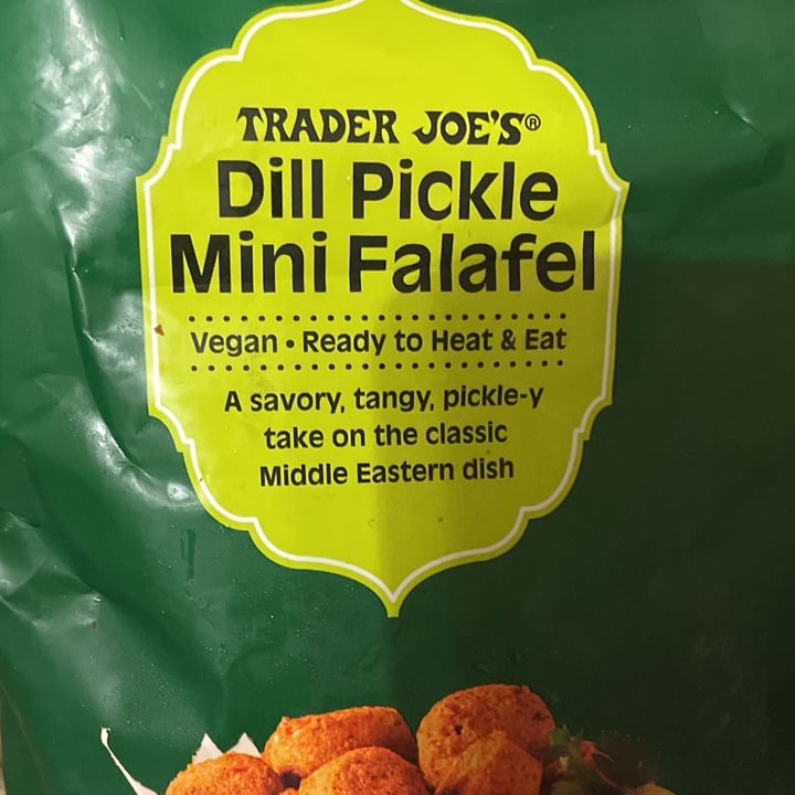 photo of Trader Joe's Dill pickle mini falafel shared by @tempeh74 on  28 May 2022 - review