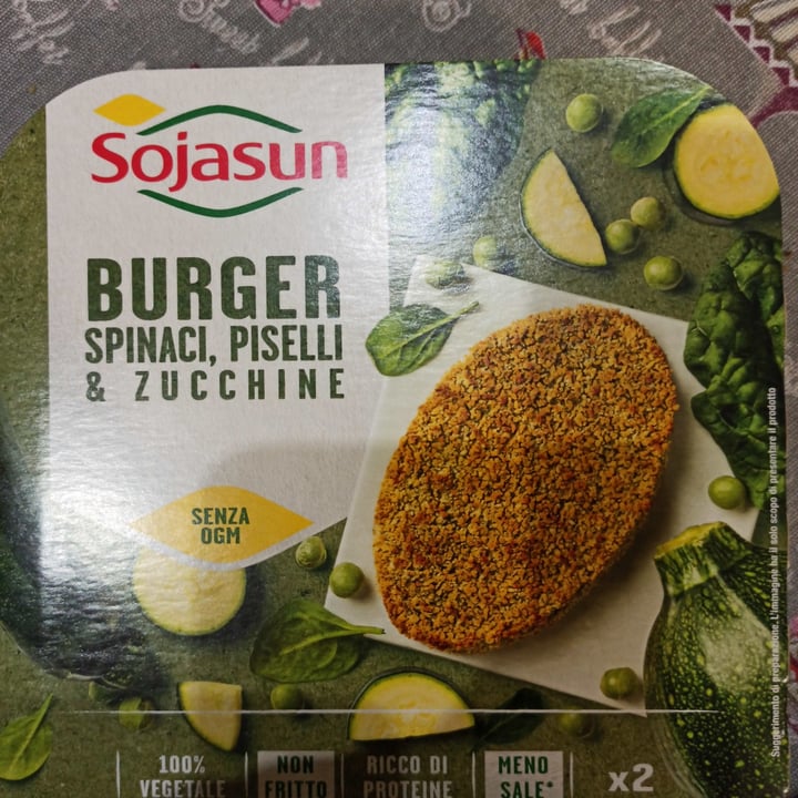 review photo of Sojasun Burger Spinaci, Piselli e Zucchine shared by @ilbuondeiv on 04 Jun 2021 - review