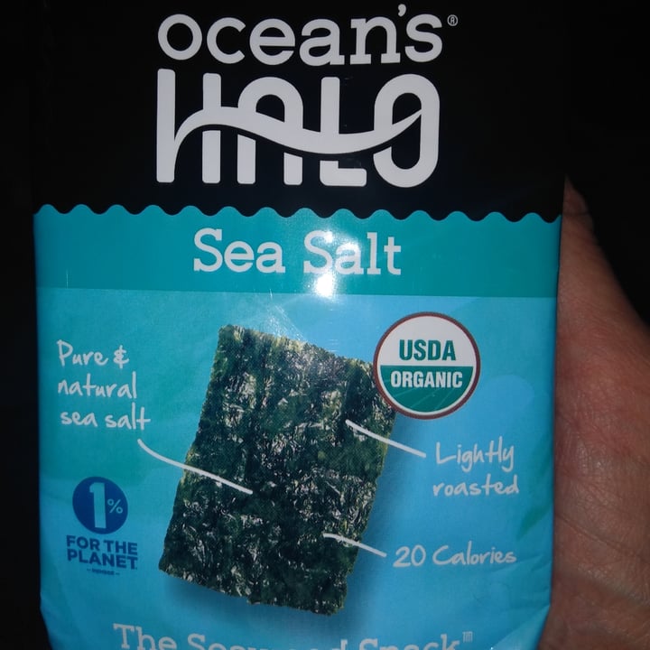 photo of Ocean's Halo Sea Salt Seaweed Snack shared by @ethicallybasedexomni on  17 Feb 2022 - review