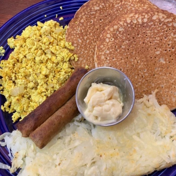 photo of The Grain Cafe Pancakes shared by @addyetveg on  18 Dec 2020 - review