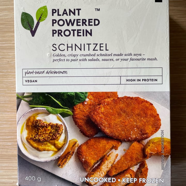 photo of Woolworths Food Plant powered protein schnitzel shared by @thehumblechickpea on  26 Dec 2021 - review