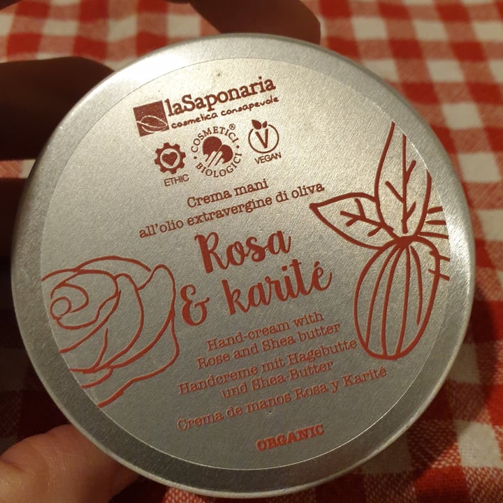 review photo of La Saponaria Crema mani Rosa & Karité shared by @marihola on 15 Dec 2022 - review