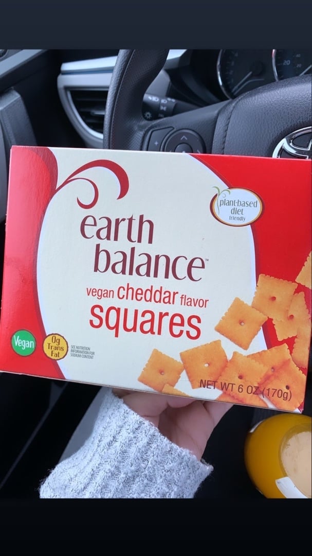 photo of Earth Balance Vegan Cheddar Flavor Squares shared by @jessicax on  21 Feb 2020 - review