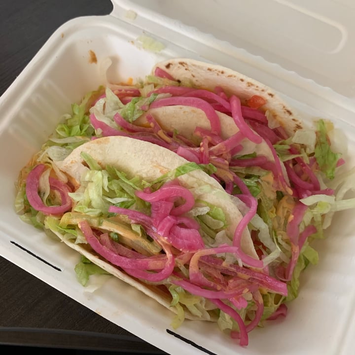 Quesada Burritos & Tacos Ancaster, Hamilton, Canada Beyond Meat Tacos