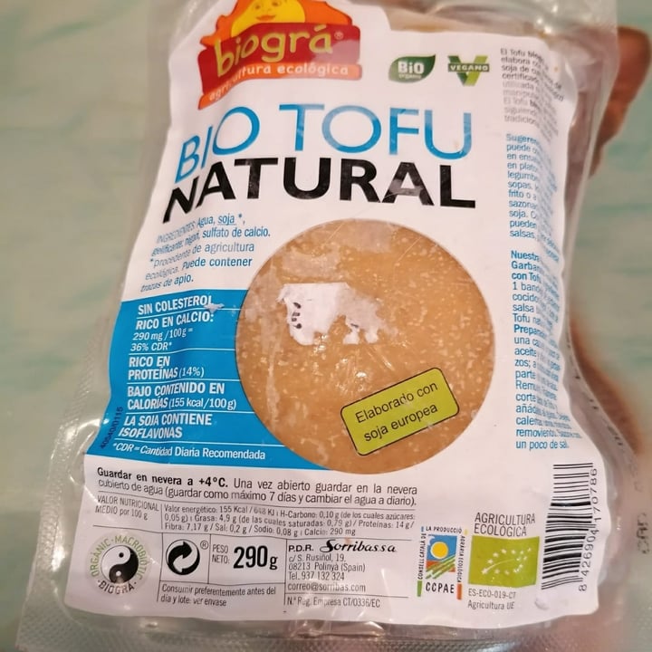 photo of Biogra Bio tofu natural shared by @mariencd on  31 Dec 2020 - review