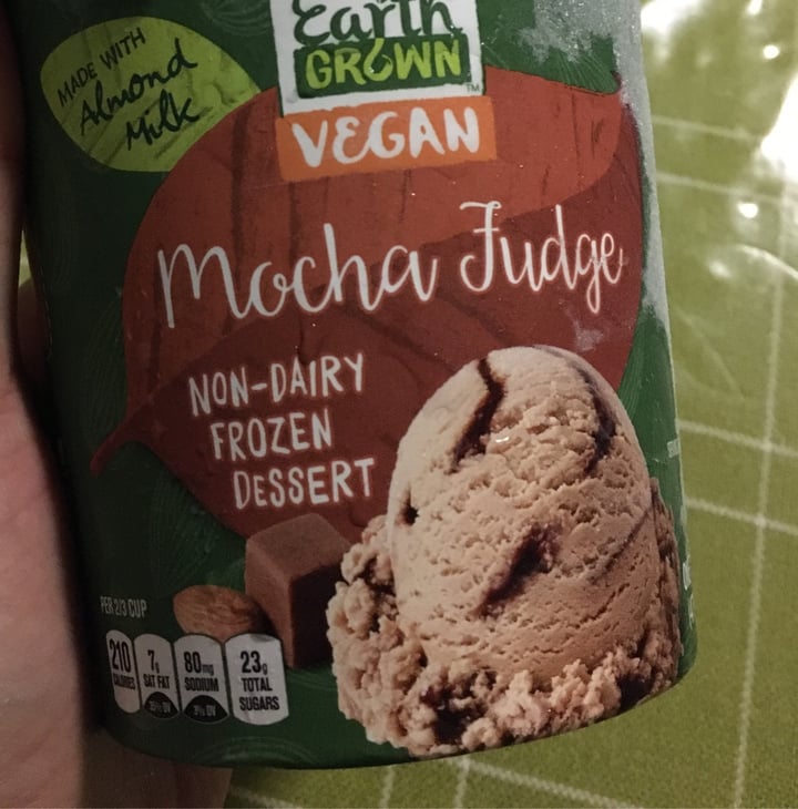 photo of Earth Grown Mocha Fudge Non-Dairy Frozen Dessert shared by @mar28 on  28 Jun 2020 - review